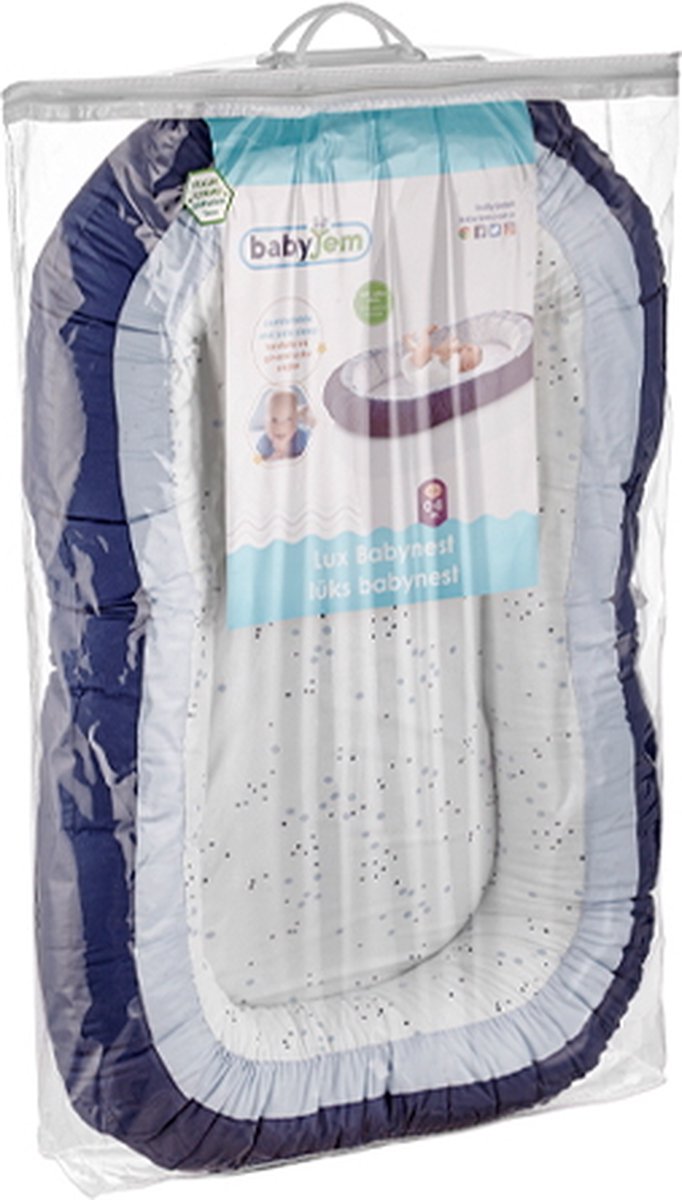 Babyjem Luxe Blauw Babynest 614 van Merkloos — afbeelding 5