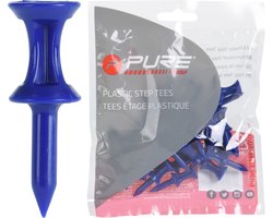 Tee 37 mm - Blue - 30 Stuks