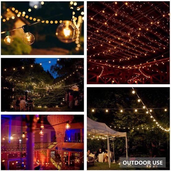 thumbnail: ZAIYW Zonne Hennep Touw Lichtslingers 10m Met Afstandsbediening - 20 LED Lampen Warm Wit