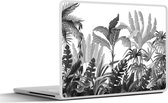 Laptop sticker - 11.6 inch - Design - Bladeren - Planten - 30x21cm - Laptopstickers - Laptop skin - Cover