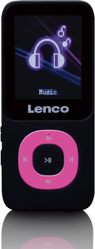 Lenco Xemio-659PK - Lecteur MP3/MP4 avec carte micro SD de 4 Go, rose |  bol.com