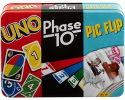 Mattel Games Uno Bundle Collector TIN spelregels