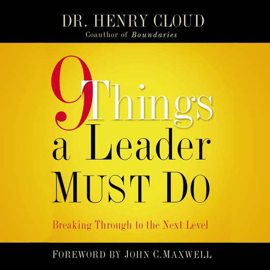 9 Things a Leader Must Do - cover