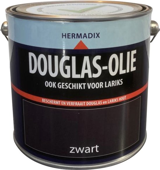 veronderstellen Grillig informeel Hermadix Douglas Olie - Zwart - 2,5 liter | bol.com