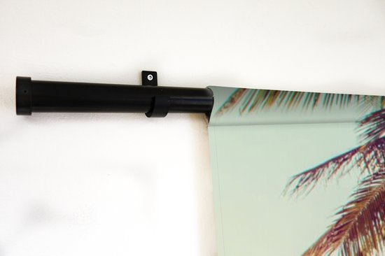 Tenture murale - Tapisserie murale - Palmier - Été - Rétro - Soleil - 180x135 cm - Tapisserie murale