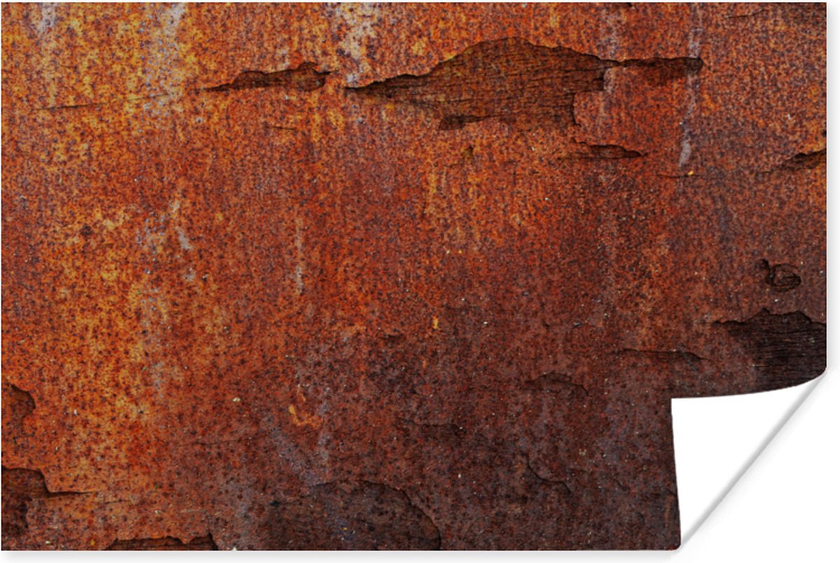 Poster Roest - Vintage - Staal - 90x60 cm