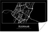 Poster Alkmaar - Plattegrond - Kaart - Stadskaart - 120x80 cm