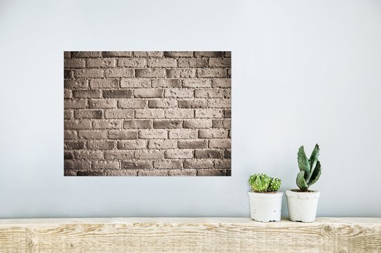 Poster Bricks - Grijs - Murs - 40x30 cm