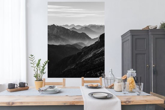 Poster Montagnes - Nature - Brouillard - 120x160 cm XXL