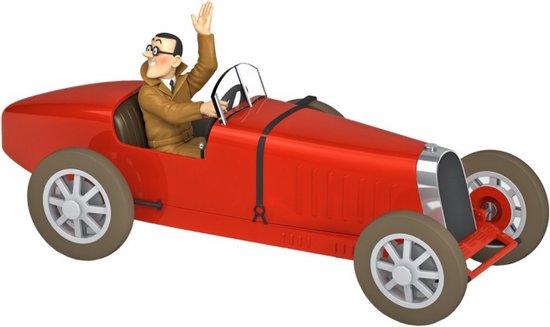 Tintin Moulinsart Auto 1/24 - La Bugatti type 35 par Bobby Smiles - Tintin #41