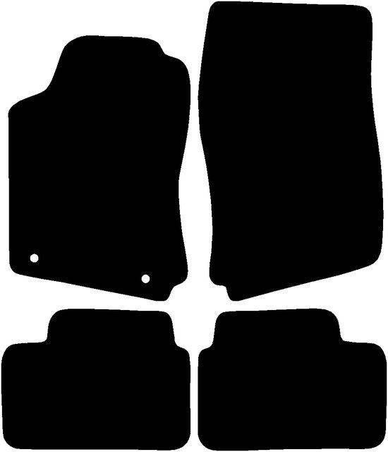 Rubber matten Jeep Wrangler IV SUV (past niet in uitvoering Rubicon