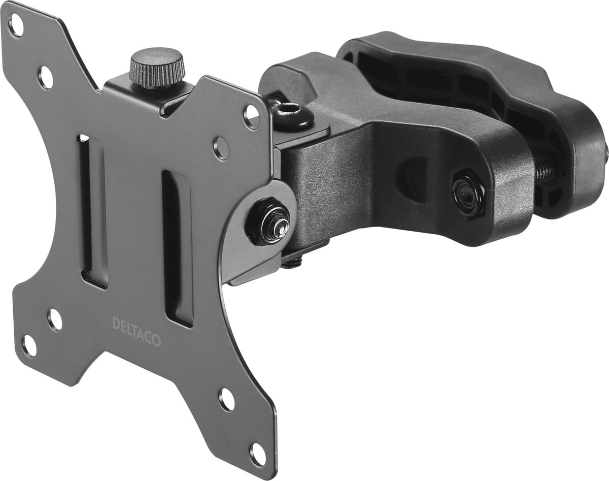 DELTACO OFFICE ARM-0304 Monitorarm voor paalmontage - 17-32" schermen - Zwart