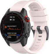 Universeel Garmin QuickFit 20MM Horloge Bandje / Smartwatch Bandje Siliconen Gespsluiting Roze