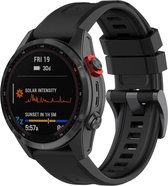 Universeel Garmin QuickFit 20MM Horloge Bandje / Smartwatch Bandje Siliconen Gespsluiting Zwart