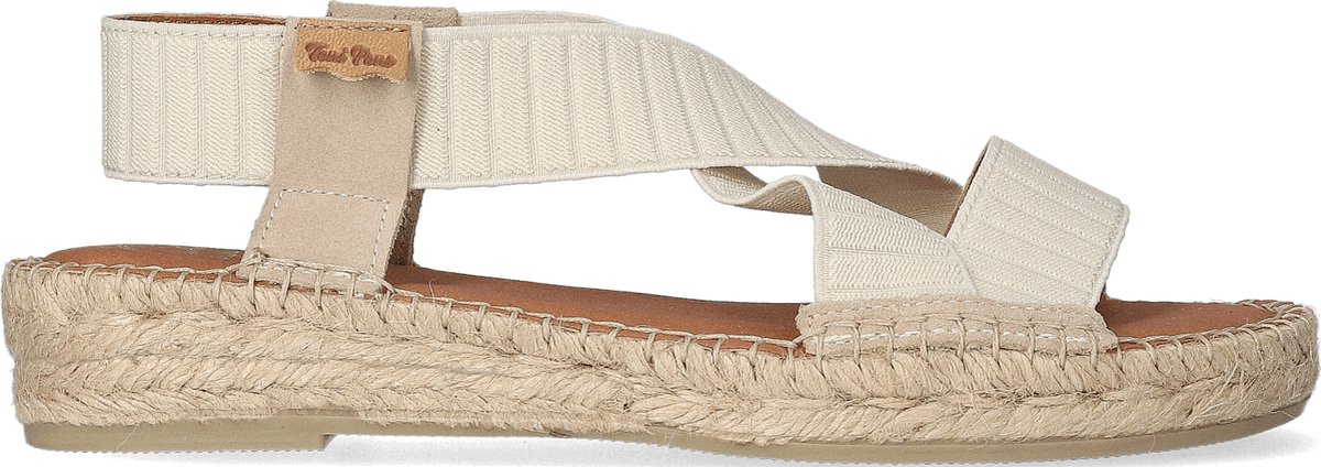 Toni Pons Eire-TR Dames Espadrilles Cru |  Beige | Textiel | Maat 38