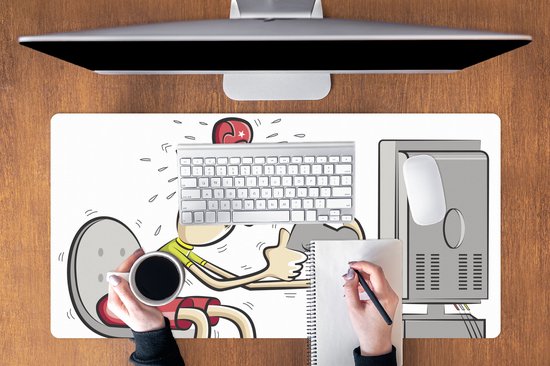 Muismat XXL 100x50 cm - Bureau onderlegger - Bureau mat Gamer - Televisie - Console - Bureaumat - Gaming mousepad xl - Bureaulegger groot - Computer deskmat - Geschikt voor Gaming Muis en Gaming PC set-up
