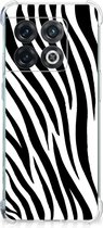 Hoesje OnePlus 10 Pro GSM Hoesje met doorzichtige rand Zebra