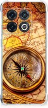 Telefoon Hoesje OnePlus 10 Pro Hoesje met transparante rand Kompas