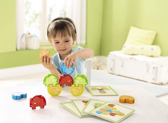Haba Spel Stapelspel Waggelfanten van HABA. — afbeelding 5