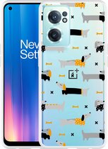 OnePlus Nord CE2 Hoesje Teckels - Designed by Cazy
