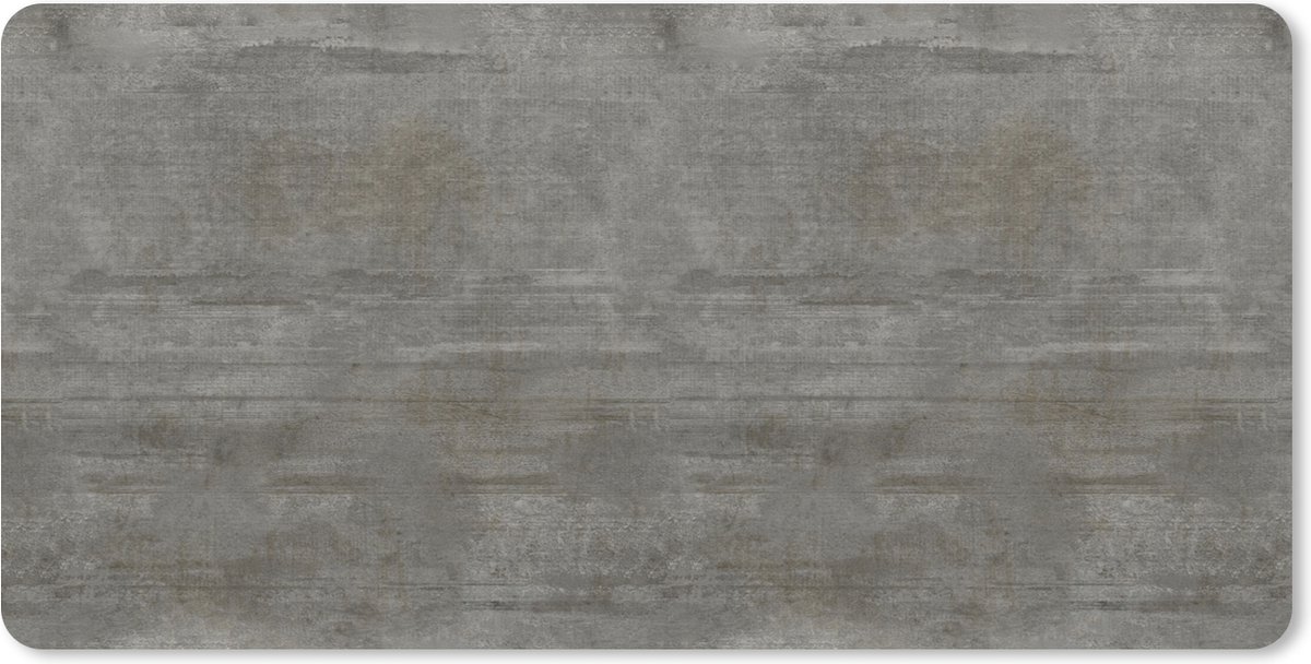 Muismat XXL 80x40 cm - Bureau onderlegger - Bureau mat Structuur - Beton print - Steen - Patronen - Bureaumat - Gaming mousepad xl - Bureaulegger groot - Computer deskmat