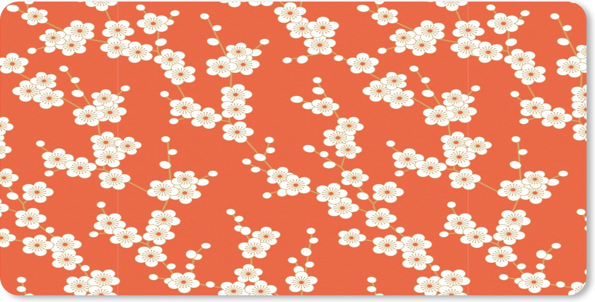 Tapis de souris XXL - Sous-main - Tapis de bureau - Grue - Sakura