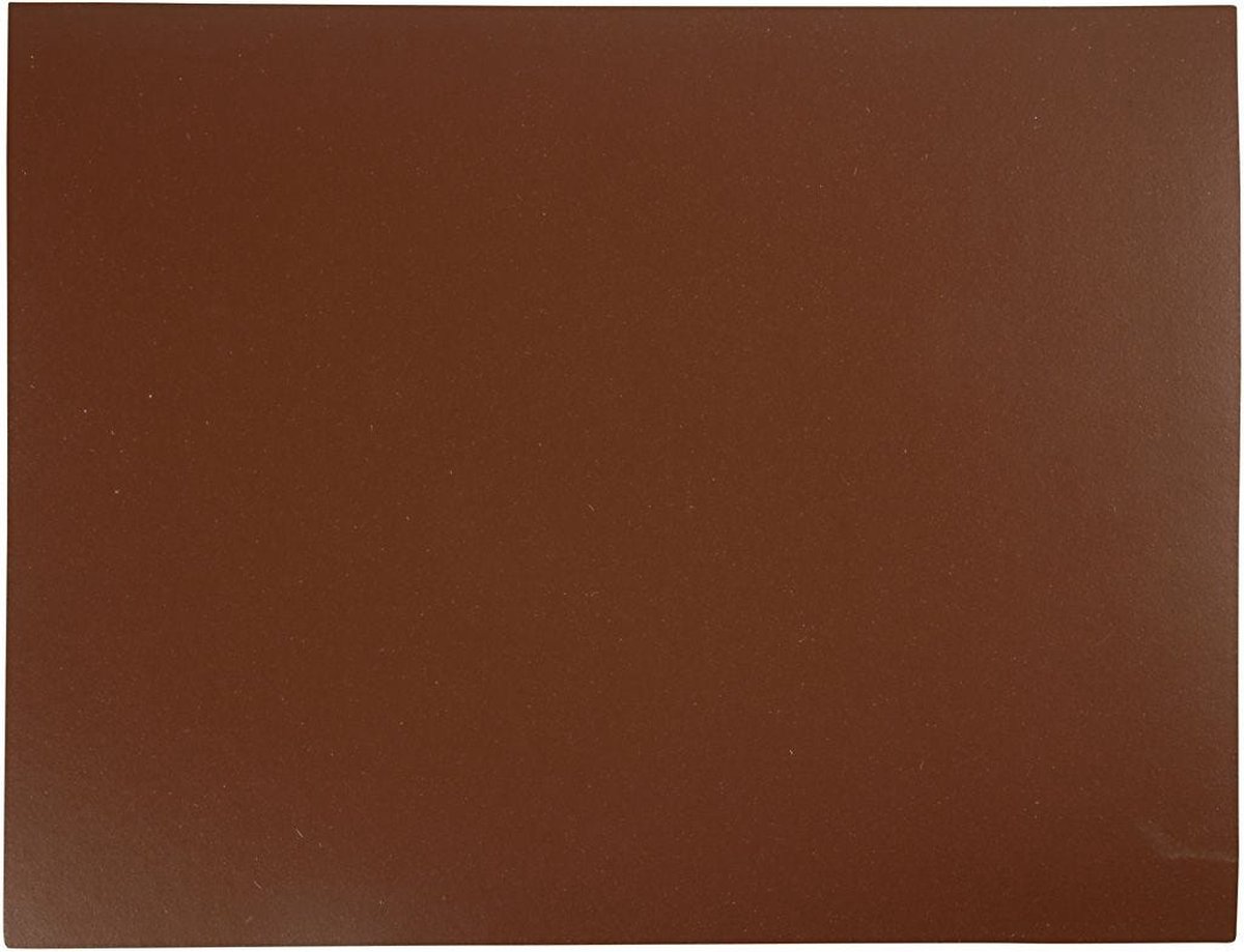 Lino Blok, afm 30x39 cm, bruin, 1 vel