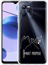 Realme C35 Hoesje Pinky Promise - Designed by Cazy