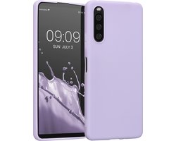 kwmobile telefoonhoesje geschikt voor Sony Xperia 10 IV - Hoesje voor smartphone - Back cover in lavendel
