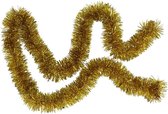 Kerstboom folie slingers/lametta guirlandes van 180 x 7 cm in de kleur glitter goud