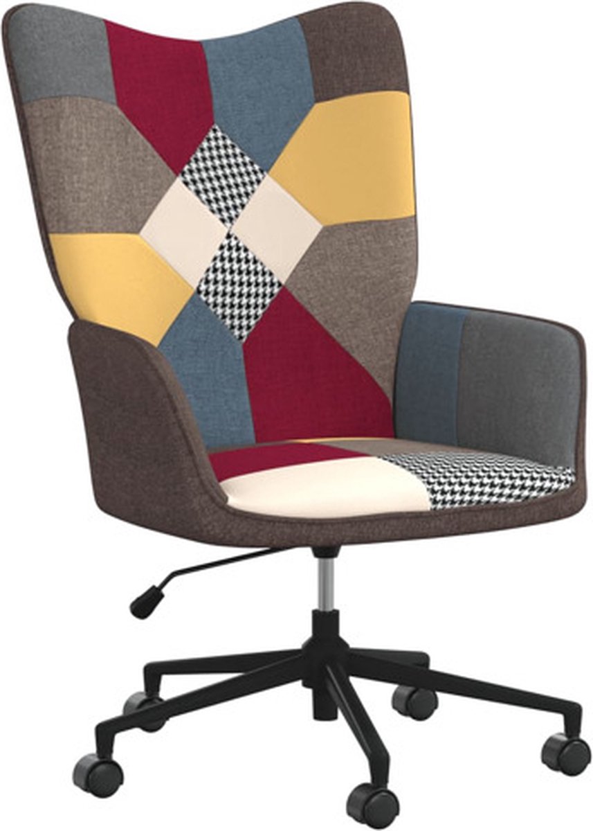 vidaXL - Relaxstoel - patchwork - stof