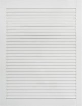 vidaXL Porte persienne Blanc 69 x 49,4 cm Bois de pin massif