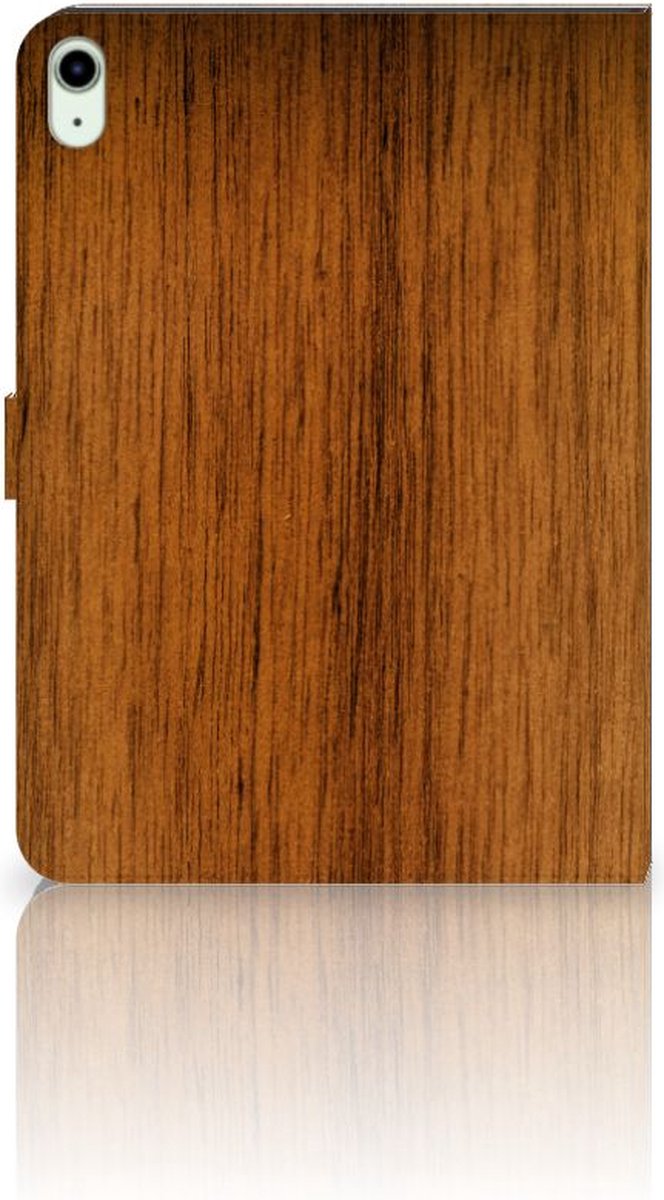 iPad Air (2020/2022) 10.9 inch Tablet Book Cover Donker Hout