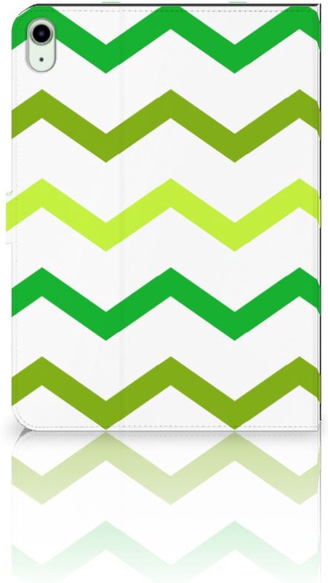 iPad Air (2020/2022) 10.9 inch Tablet Hoes Zigzag Groen