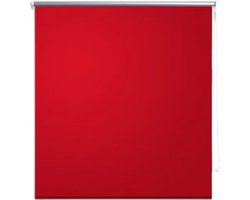 vidaXL - Rolgordijn - verduisterend - 84,4 - x - 230 - cm - stofbreedte - 80 - cm - rood