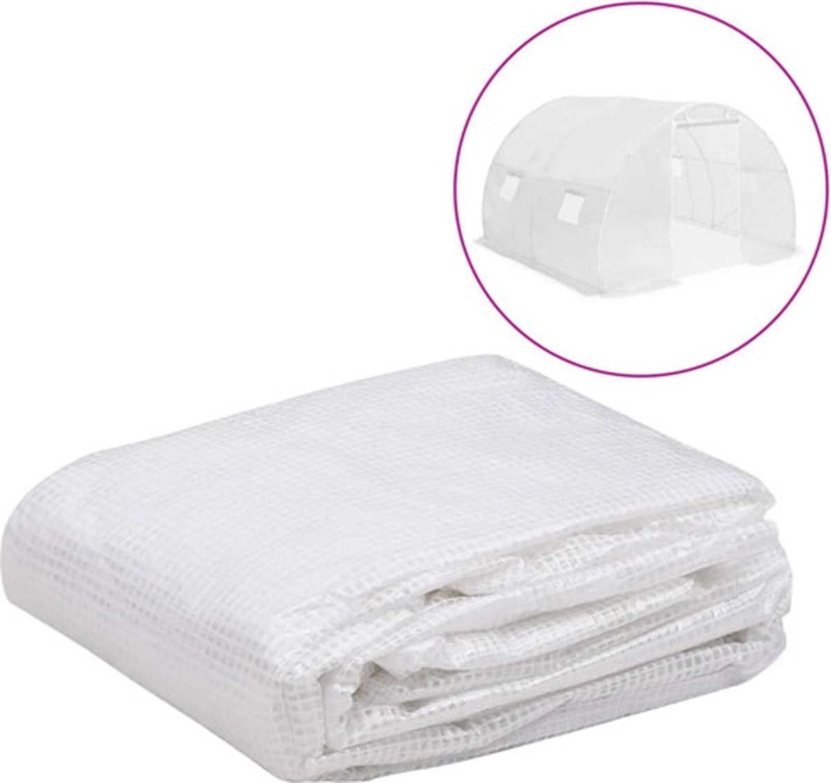 vidaXL Kashoes - vervangend - (9 - m²) - 3x3x2 - m - transparant