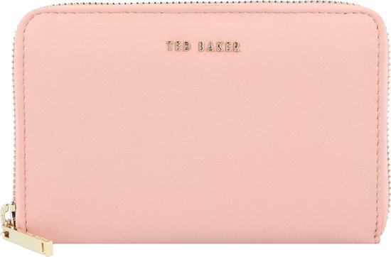 Ted Baker Portefeuille Zippé pour Femmes en Cuir - Rose