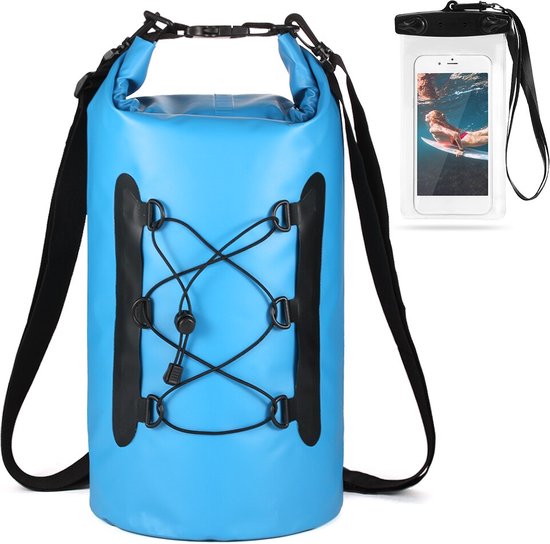 Earth Pak Dry bag, waterdichte tas met roll top, telefoonhoes, ideaal