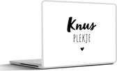 Autocollant pour ordinateur portable - 11,6 pouces - Citations - Endroit Knus - Jardin - Texte - 30x21cm - Autocollants pour ordinateur portable - Skin pour ordinateur portable - Couverture
