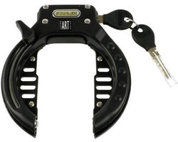 Stahlex Ringslot - ART-gecertificeerd - SuperSafe© cilinder - Ø 10 mm - zwart - inclusief 2 sleutels