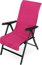 JEMIDI Housse éponge pour chaise de jardin - Serviette 100% coton - Serviette pour chaise de jardin ou de camping - 130 x 60 cm