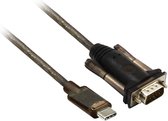 ACT USB-C Serieel Adapter | RS232 | 1,5 meter | Zwart | AC6002