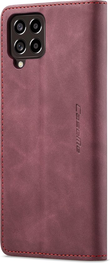 Coque adaptée pour Samsung Galaxy M53 - Wallet Book Case - Fermeture magnétique - Rouge