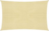 vidaXL - Zonnezeil - 160 - g/m² - 5x8 - m - HDPE - beige