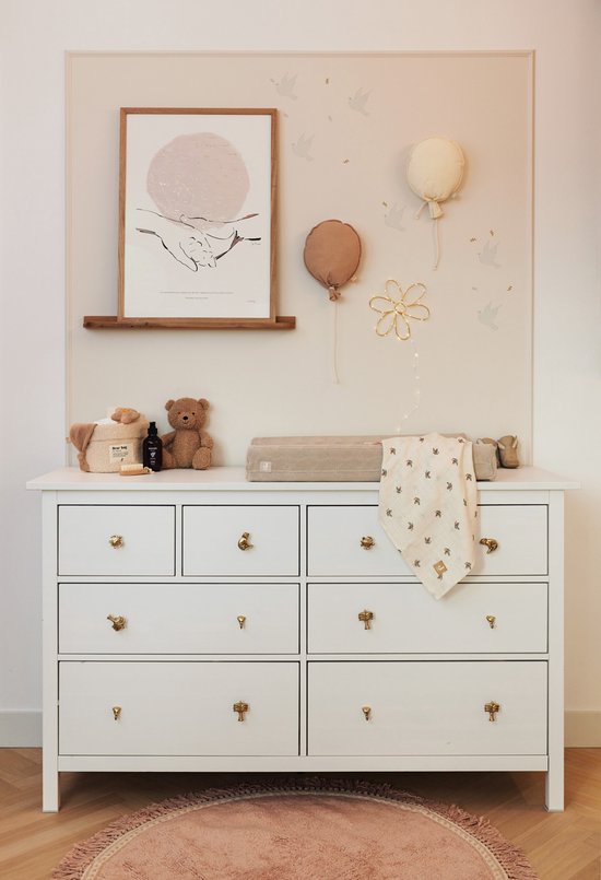 Jollein - Commodemandje 14x18cm - Commode Mandje - Boucle - Naturel — afbeelding 5
