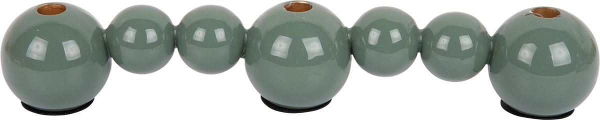 Present Time Kandelaar Bubbles Straight - Groen - 41x7x7cm - Scandinavisch - IJzer