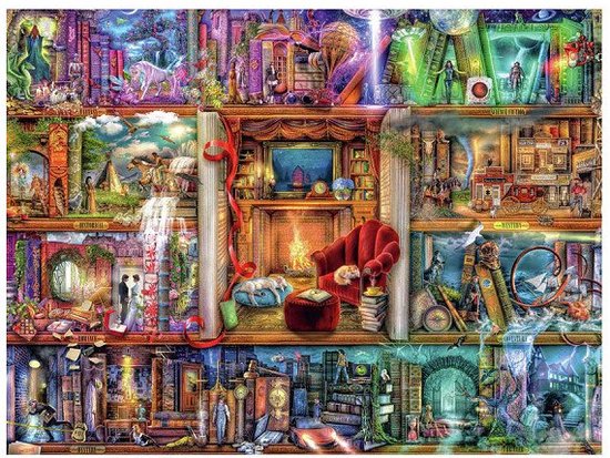 Puzzle Ravensburger La grande bibliothèque - Puzzle - 1500 pièces