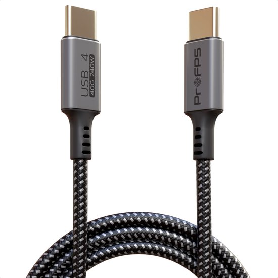 Foto: Profps usb c naar usb c kabel 1 5m geschikt voor playstation 5 usb 4 0 snellader 240w oplaadkabel voor ps5 40gbps thunderbolt