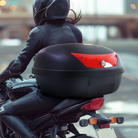 Topkoffer voor motor 24 L voor 1 helm kopen