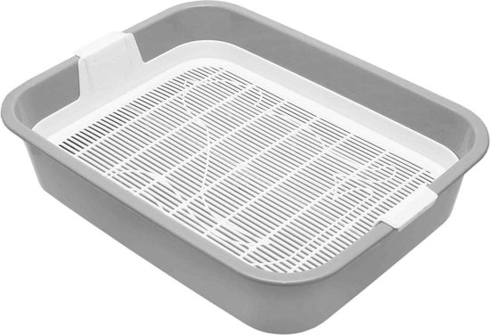 Caixa de areia Flower XXL sanitário invisível para gatos Branco - Da Caixa de areia Flower XXL sanitário invisível para gatos Branco - Da